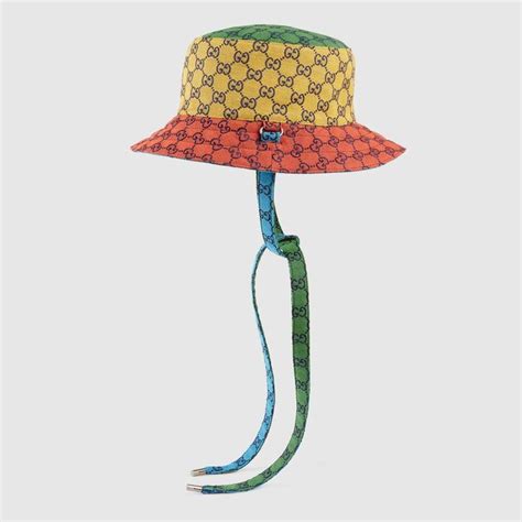 gucci yellow bucket hat|gucci bucket hat used.